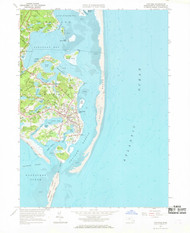 Chatham, Massachusetts 1961 (1969) USGS Old Topo Map Reprint 7x7 MA Quad 350047