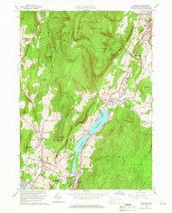 Cheshire, Massachusetts 1959 (1966) USGS Old Topo Map Reprint 7x7 MA Quad 350054