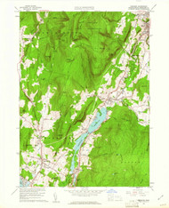 Cheshire, Massachusetts 1959 (1961) USGS Old Topo Map Reprint 7x7 MA Quad 350055