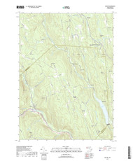 Chester, Massachusetts 2018 () USGS Old Topo Map Reprint 7x7 MA Quad