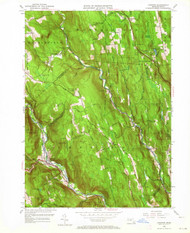 Chester, Massachusetts 1956 (1964) USGS Old Topo Map Reprint 7x7 MA Quad 350058