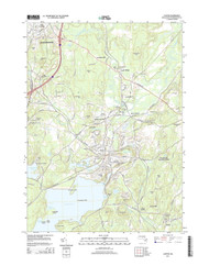 Clinton, Massachusetts 2015 () USGS Old Topo Map Reprint 7x7 MA Quad