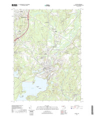 Clinton, Massachusetts 2018 () USGS Old Topo Map Reprint 7x7 MA Quad