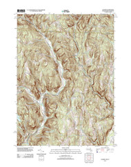 Colrain, Massachusetts 2012 () USGS Old Topo Map Reprint 7x7 MA Quad