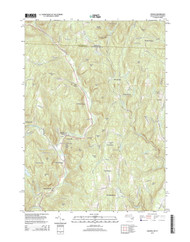 Colrain, Massachusetts 2015 () USGS Old Topo Map Reprint 7x7 MA Quad