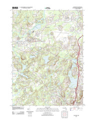 Concord, Massachusetts 2012 () USGS Old Topo Map Reprint 7x7 MA Quad