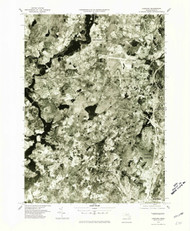 Concord, Massachusetts 1977 (1981) USGS Old Topo Map Reprint 7x7 MA Quad 350086