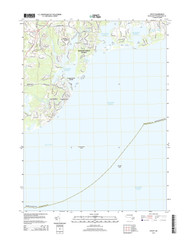 Cotuit, Massachusetts 2015 () USGS Old Topo Map Reprint 7x7 MA Quad