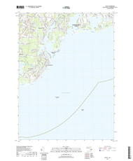 Cotuit, Massachusetts 2018 () USGS Old Topo Map Reprint 7x7 MA Quad