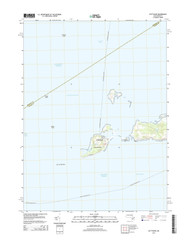 Cuttyhunk, Massachusetts 2015 () USGS Old Topo Map Reprint 7x7 MA Quad