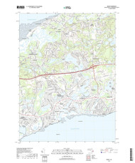 Dennis, Massachusetts 2018 () USGS Old Topo Map Reprint 7x7 MA Quad