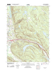 East Lee, Massachusetts 2012 () USGS Old Topo Map Reprint 7x7 MA Quad