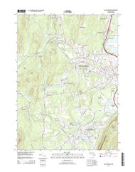 Easthampton, Massachusetts 2015 () USGS Old Topo Map Reprint 7x7 MA Quad