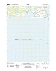 Edgartown OE S, Massachusetts 2012 () USGS Old Topo Map Reprint 7x7 MA Quad