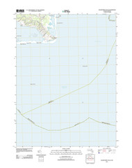 Edgartown OE SE, Massachusetts 2012 () USGS Old Topo Map Reprint 7x7 MA Quad