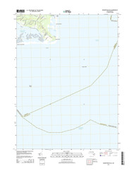 Edgartown OE SE, Massachusetts 2015 () USGS Old Topo Map Reprint 7x7 MA Quad