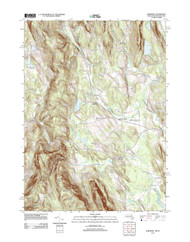 Egremont, Massachusetts 2012 () USGS Old Topo Map Reprint 7x7 MA Quad