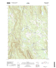 Egremont, Massachusetts 2018 () USGS Old Topo Map Reprint 7x7 MA Quad