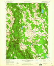 Egremont, Massachusetts 1958 (1968) USGS Old Topo Map Reprint 7x7 MA Quad 350126