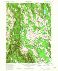 Egremont, Massachusetts 1958 (1965) USGS Old Topo Map Reprint 7x7 MA Quad 350127