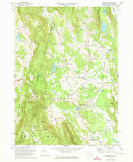 Egremont, Massachusetts 1973 (1974) USGS Old Topo Map Reprint 7x7 MA Quad 350128