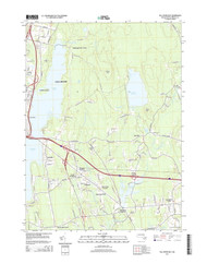 Fall River East, Massachusetts 2015 () USGS Old Topo Map Reprint 7x7 MA Quad