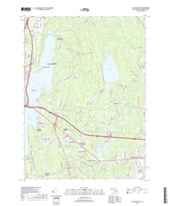 Fall River East, Massachusetts 2018 () USGS Old Topo Map Reprint 7x7 MA Quad