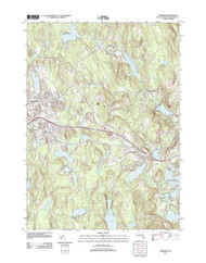 Gardner, Massachusetts 2012 () USGS Old Topo Map Reprint 7x7 MA Quad