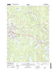 Gardner, Massachusetts 2015 () USGS Old Topo Map Reprint 7x7 MA Quad