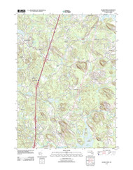 Georgetown, Massachusetts 2012 () USGS Old Topo Map Reprint 7x7 MA Quad
