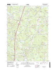 Georgetown, Massachusetts 2015 () USGS Old Topo Map Reprint 7x7 MA Quad