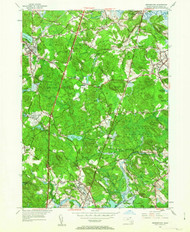 Georgetown, Massachusetts 1953 (1963) USGS Old Topo Map Reprint 7x7 MA Quad 350155