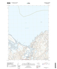 Gloucester OE N, Massachusetts 2018 () USGS Old Topo Map Reprint 7x7 MA Quad