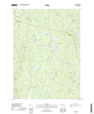 Goshen, Massachusetts 2018 () USGS Old Topo Map Reprint 7x7 MA Quad