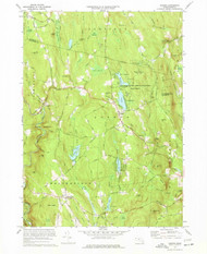 Goshen, Massachusetts 1972 (1977) USGS Old Topo Map Reprint 7x7 MA Quad 350163
