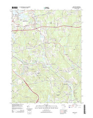 Grafton, Massachusetts 2015 () USGS Old Topo Map Reprint 7x7 MA Quad