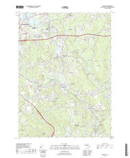 Grafton, Massachusetts 2018 () USGS Old Topo Map Reprint 7x7 MA Quad