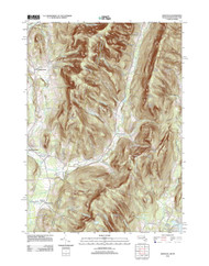Hancock, Massachusetts 2012 () USGS Old Topo Map Reprint 7x7 MA Quad 20120604