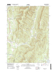 Hancock, Massachusetts 2015 () USGS Old Topo Map Reprint 7x7 MA Quad 20150708