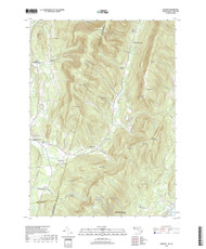 Hancock, Massachusetts 2018 () USGS Old Topo Map Reprint 7x7 MA Quad 20180626