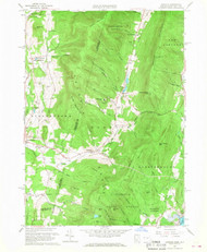 Hancock, Massachusetts 1960 (1966) USGS Old Topo Map Reprint 7x7 MA Quad 350189