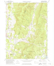 Hancock, Massachusetts 1973 (1975) USGS Old Topo Map Reprint 7x7 MA Quad 350190