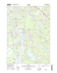 Hanover, Massachusetts 2015 () USGS Old Topo Map Reprint 7x7 MA Quad