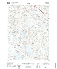 Hanover, Massachusetts 2018 () USGS Old Topo Map Reprint 7x7 MA Quad