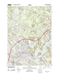 Haverhill, Massachusetts 2012 () USGS Old Topo Map Reprint 7x7 MA Quad