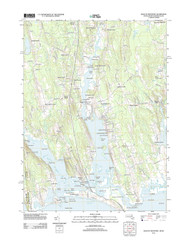 Head of Westport, Massachusetts 2012 () USGS Old Topo Map Reprint 7x7 MA Quad