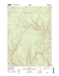 Heath, Massachusetts 2015 () USGS Old Topo Map Reprint 7x7 MA Quad