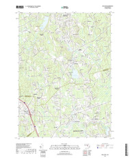 Holliston, Massachusetts 2018 () USGS Old Topo Map Reprint 7x7 MA Quad