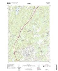 Hudson, Massachusetts 2018 () USGS Old Topo Map Reprint 7x7 MA Quad
