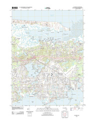 Hyannis, Massachusetts 2012 () USGS Old Topo Map Reprint 7x7 MA Quad